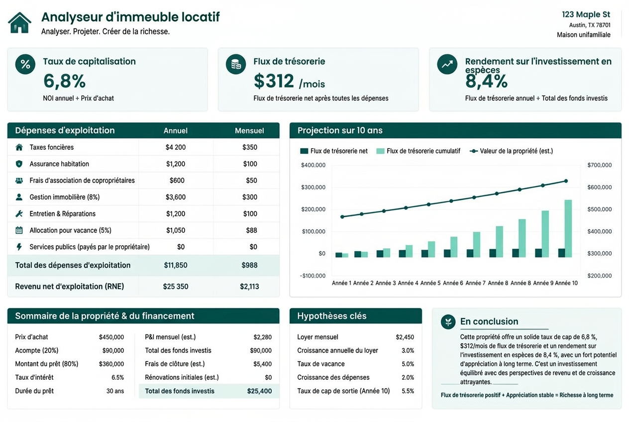 Aperçu de Analyseur d’immeuble locatif