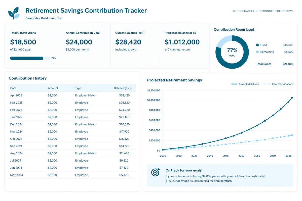 RRSP Tracker preview