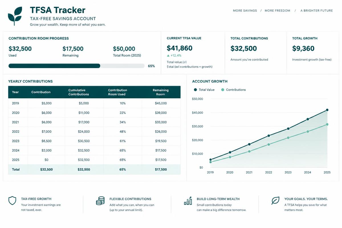 TFSA Tracker preview